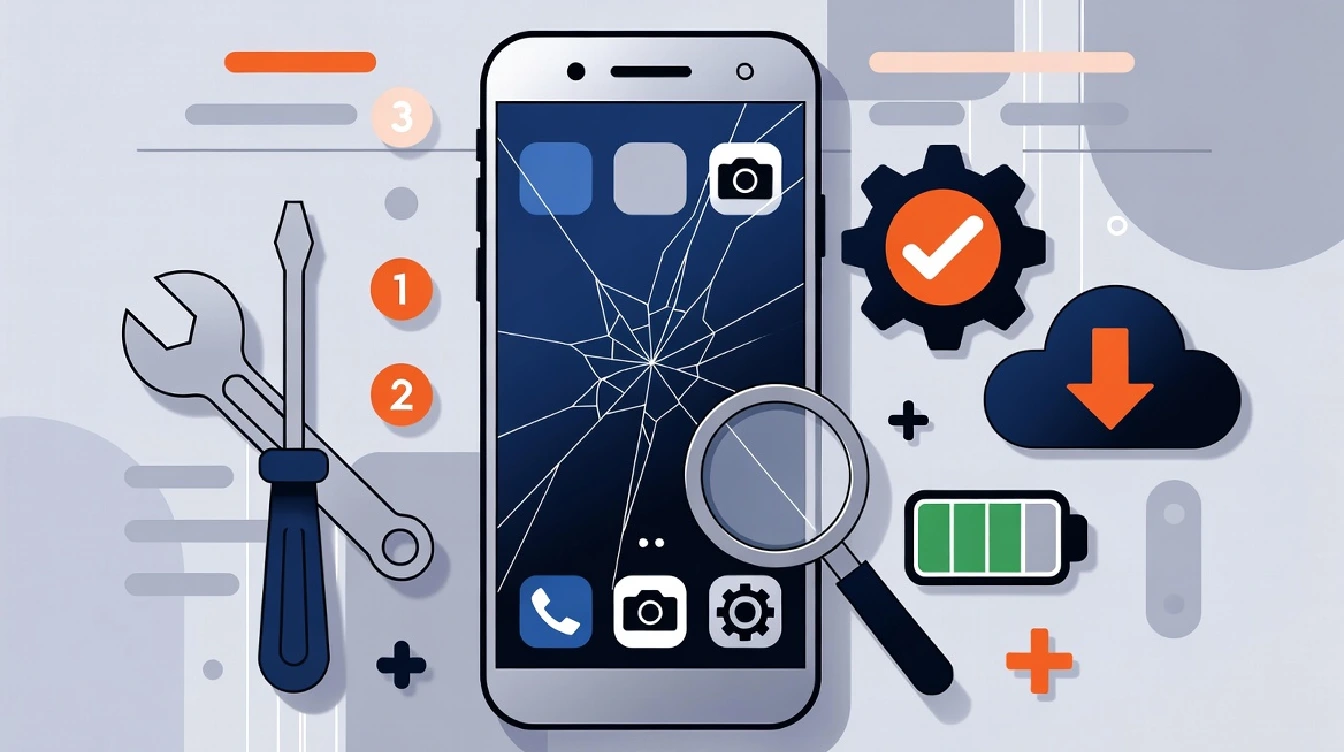 Quelles sont les étapes pour un dépannage de base du smartphone